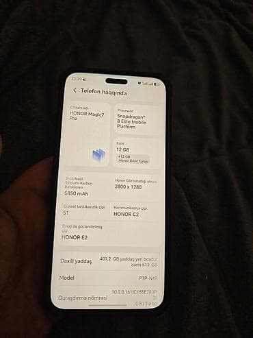honor 7: Honor Magic 7 Pro, 512 GB, rəng - Qara, Face ID — 5