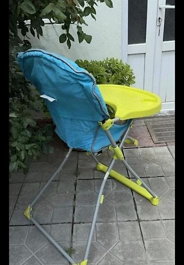 Nənnilər: Uşaq yemək stulu - Tip: qatlanan yüksək yemək stulu - Rəng: açıq — 2