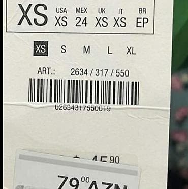 zara azərbaycan: Zara. Yeni kolleksiyadandır. 79 manata alınıb. Etiketi üzərindədir — 3
