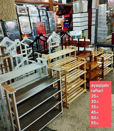 Rəflər: Yeni, Ayaqqabı rəfi, Düz, Azərbaycan — 3