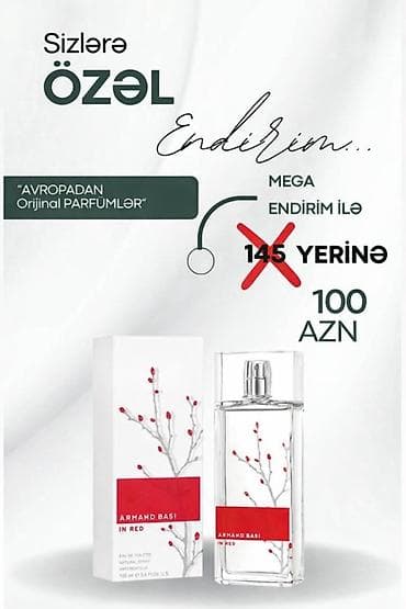 sprey qabi: Armand Basi In Red – orijinal Avropa ətiri. - Növ: Eau de Toilette — 1
