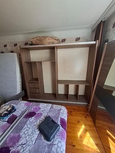 madeyra mebel dolablar: Güzgülü sürgülü qapılı qarderob - Material: laminat/LDSP ağac — 2