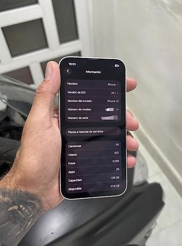 redmı not 13: IPhone 13, 128 GB, Ağ, Zəmanət, Simsiz şarj, Face ID — 4
