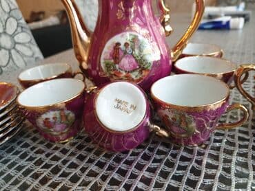 cay daslari: Çay dəsti, rəng - Çəhrayı — 8