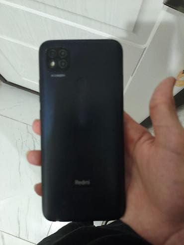 Redmi 9C, 64 GB, rəng - Qara, Düyməli, Barmaq izi, Face ID