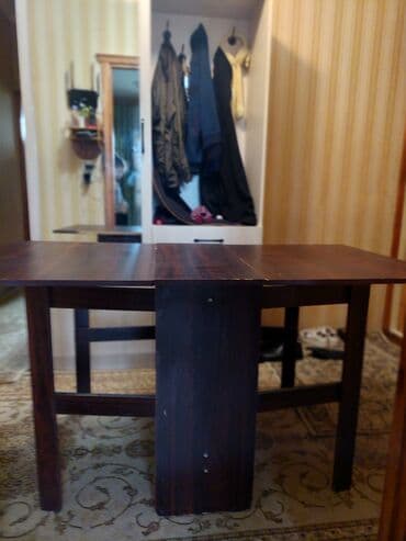 Qab-qacaq və mətbəx ləvazimatları: İşlənmiş, Açılan, MDF, Dördbucaq masa — 3