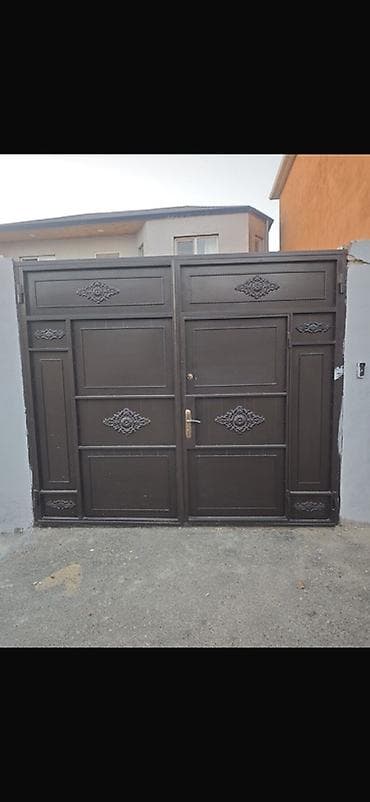 mirvari reng: Darvaza 300/255sm 1200azn Qaracuxur 0030 leli Metal darvaza – — 1