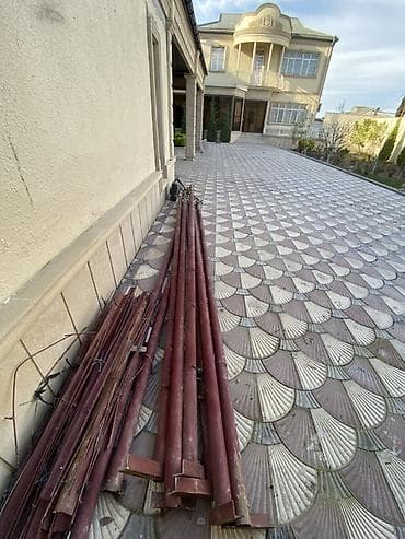 demir ferma satilir: Metall dirəklər və profil dəmirlər dəsti - Material: metal - Rəng — 4