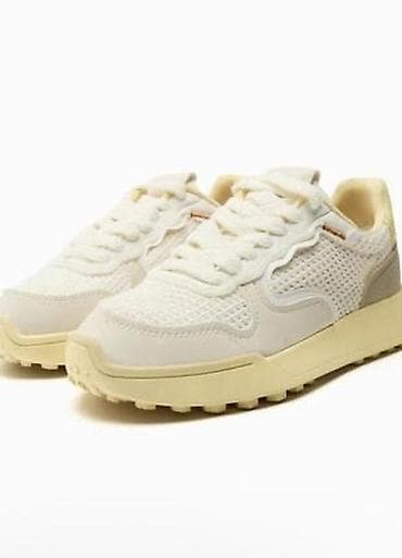 Krem rəngli uniseks krossovka - Dizayn: Açıq krem/bej tonlarında — 2