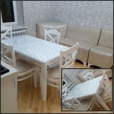 стол кухонный: ✔️Sifarişlə✔️ ✔️Kuxna üçün stol stul dəsti✨✨. 2 stul masa künc divan — 20