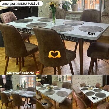Masa ve oturacaq yeni rəng seçimi var lalafo.az -da Masa ve oturacaq yeni rəng seçimi var