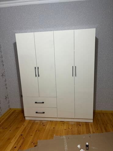 Yeni, Açılan, 4 qapılı Düz dolab, Şifonyer, Azərbaycan