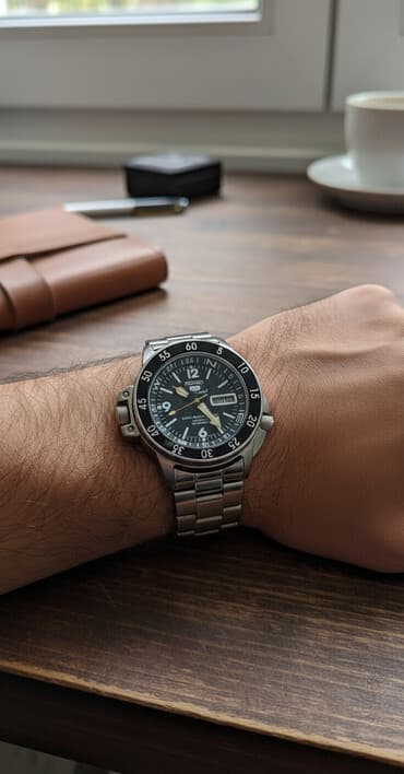 addım ölçən saat: Qol saatı, rəng - Qara — 2