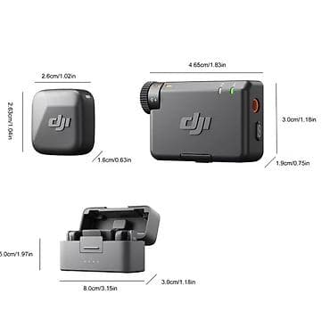 kalonka 650: DJI Mic Mini – yüngül, portativ simsiz mikrofon sistemi 2 TX şarj — 6
