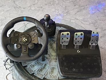 Playstation: Logitech G923 Driving Force sükan seti – sükan, pedallar və ayrı sürət — 1