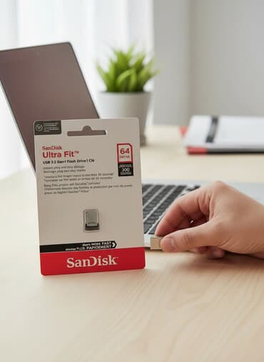 ipad 2: Flash kart Sandisk, 64 GB, USB 3.2, Yeni — 3