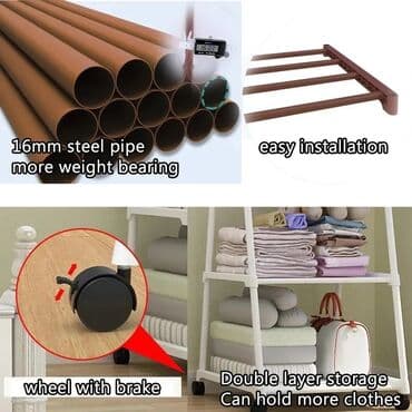 вешалки напольные в ташкенте: Yeni model paltar asilqanlari geldi. 2 rengi movcurur ag ve qara — 5