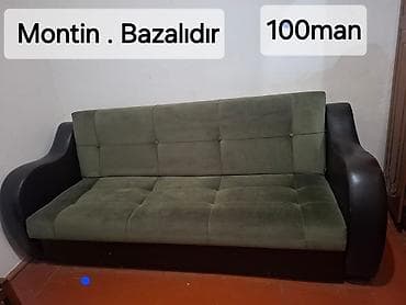 stull: Divan, İşlənmiş, Bazalı, Vеlur parça, Çatdırılma yoxdur — 1