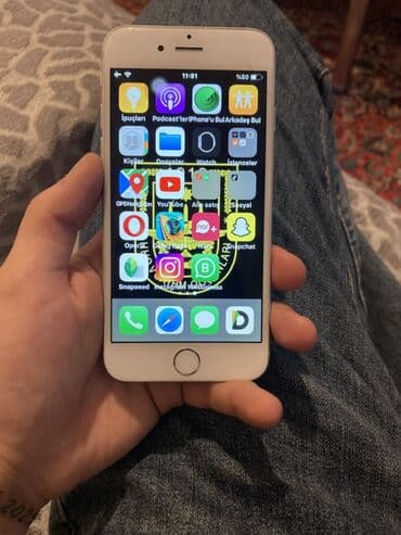 IPhone 6, 16 GB, Gümüşü, Barmaq izi