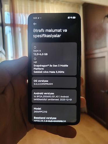 android box: Poco F6, 512 GB, rəng - Qara — 4