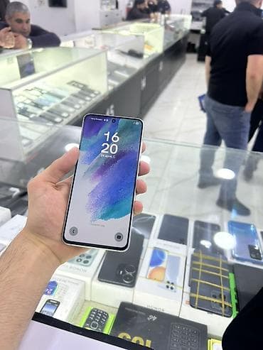 samsung watch: Samsung Galaxy S21 FE, rəng - Yaşıl, Simsiz şarj — 4