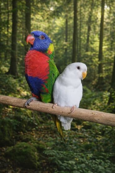 quş adları: Lori erkek 2 yaş var bir pençesi yoxdur buna baxmayaraq çox aktivdir — 4