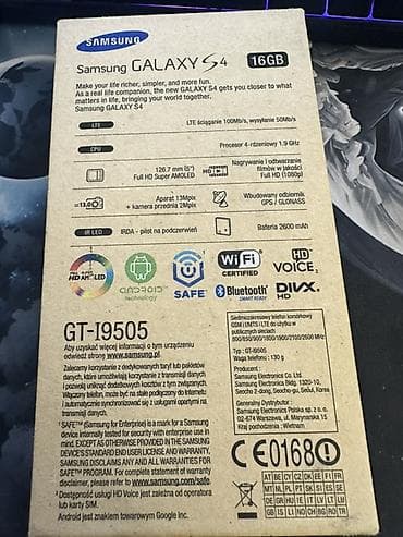 Foto və videokameralar: Samsung Galaxy S4, 16 GB, Sensor — 7