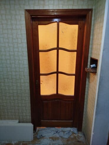 metbex canaqlari: Taxta şüşəli otaq qapısı - Material: təbii ağac karkas, dekorativ — 3