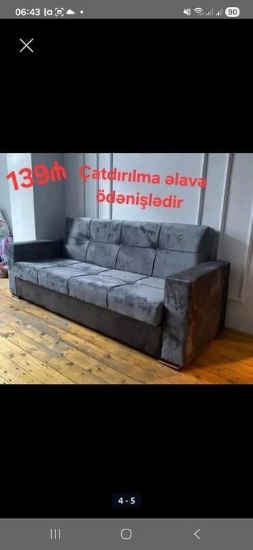 Masalar və oturacaqlar: Divan, Yeni, Açılan, Bazalı, Parça, Ödənişli çatdırılma — 2