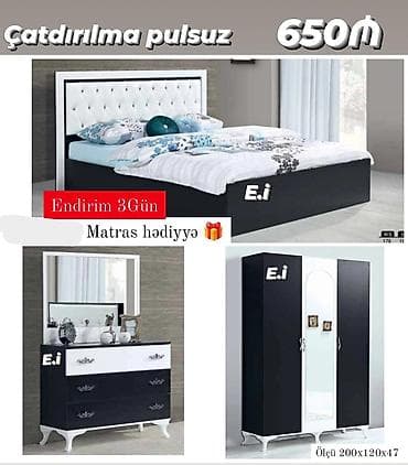 Yataq otağı dəsti – 650₼ - Pulsuz çatdırılma - 3 günlik endirim -