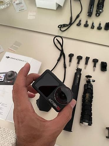mosmo 5000: DJI Osmo Action 5 Pro action kamera Aksesuarlarla birlikdə — 3