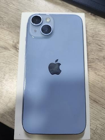 i̇phona 6: IPhone 14, 128 GB, Mavi, Zəmanət, Simsiz şarj, Face ID — 2