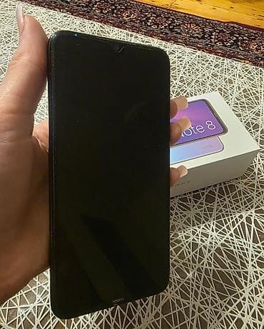 rəsmi note 8 pro: Xiaomi Redmi Note 8 – qutu ilə - Rəng: Qara - Arxa dörd kameralı — 1