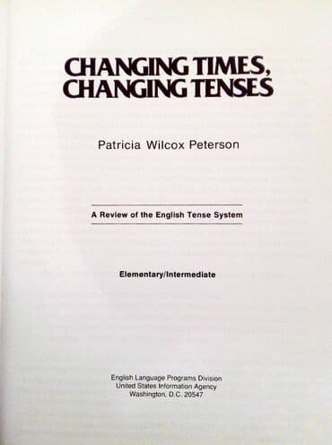 ingilis dili dim pdf: Kitab. "Changing times, changing tenses." A review of the English — 5