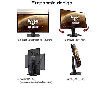 Monitorlar: 🔥 ASUS TUF Gaming 27” 🔥 🇦🇿 Azərbaycan dilində: * ⚡ 280 Hz-ə qədər — 7