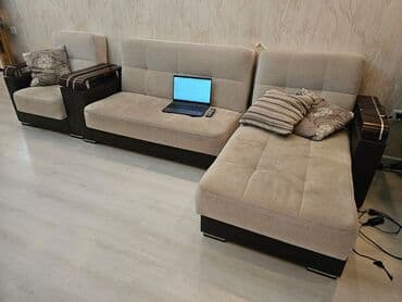 Пуфики: Б/у, Угловой диван, Кресло, С подъемным механизмом, Раскладной — 1