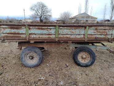 14 teker: Sənaye/fermer qoşqusu – iki oxlu, yüksək bortlu yük qoşqusu - — 7