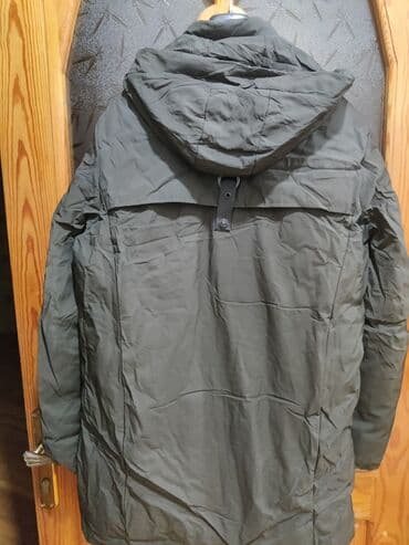 layka kurtkalar: Kişi qış parkası – tünd zeytun rəngi - Model: uzun parka, şəhər və — 2