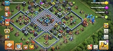 Видеоигры и приставки: Clash of clans hesabi 195 seviyedi 13 fulldu tam ayri gmail qosulub — 1