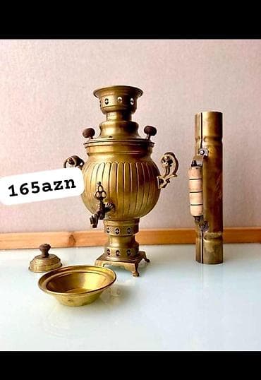 Məhsul: Misin samovar dəsti Təsvir: - Klassik dizaynlı, tam metal