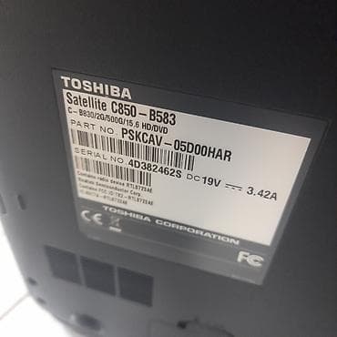 hp 4520s adapter: Toshiba Satellite C850-B583 noutbuk - Model: Toshiba Satellite — 3