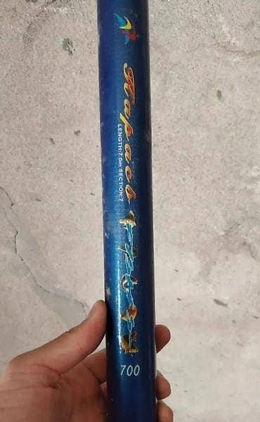 hobbi: Balıqçılıq qamışı - Uzunluq: 7.0 m (şkafda/boruda “LENGTH 7.0 m” qeyd — 2