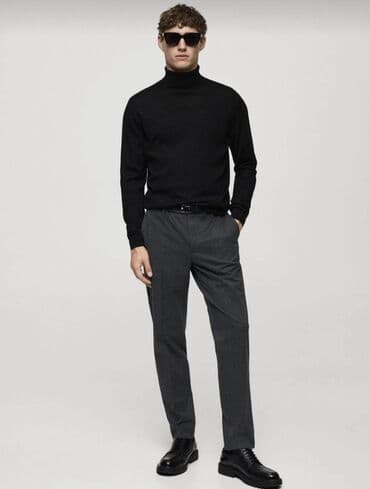 xadimə geyimləri: Sviter, Mango, S, rəng - Qara — 4