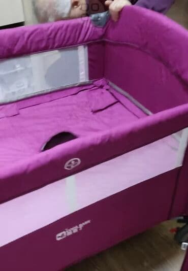 манеж люлька: Манеж-кровать Cool Baby в ярком красном цвете - отличный выбор для — 8