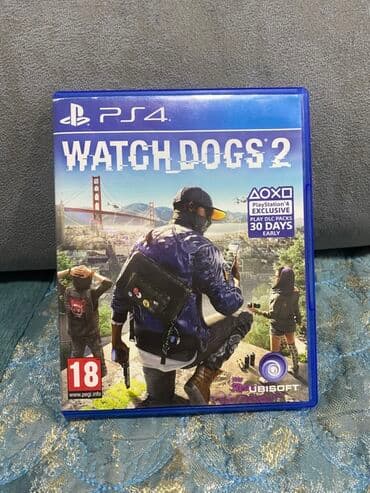 диск: Məhsul: Watch Dogs 2 – PS4 (Blu‑ray disk, rəsmi qutu və örtük) - — 1