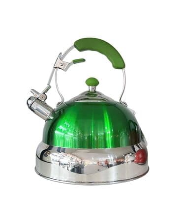 купить чайник в баку: Новый, Чайник, Нержавеющая сталь, Больше 3 л — 4