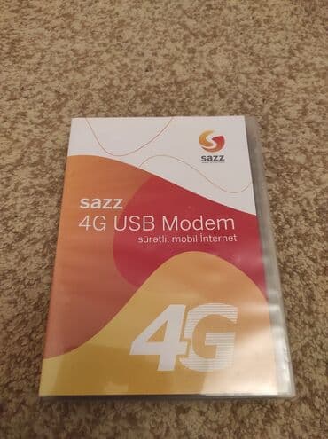 işlənmiş sazz modem: USB modem. SAZZ. Nömrə daxil edilib istifade edilə bilən USB modem — 1