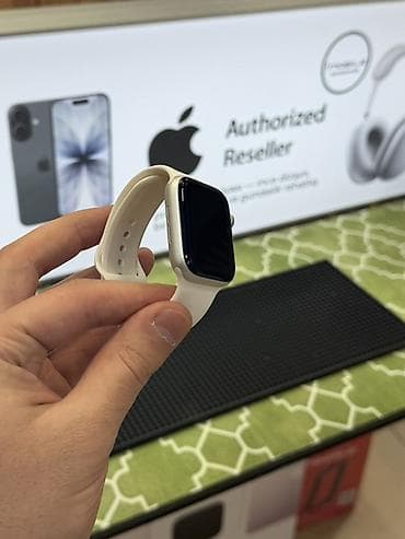 Смарт браслеты: Смарт часы, Apple, Водонепроницаемый, цвет - Серебристый — 3