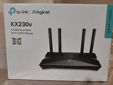 TP-Link Aginet XX230v modeli AX1800 ikili zolaqlı Wi-Fi 6 GPON. Yenidi