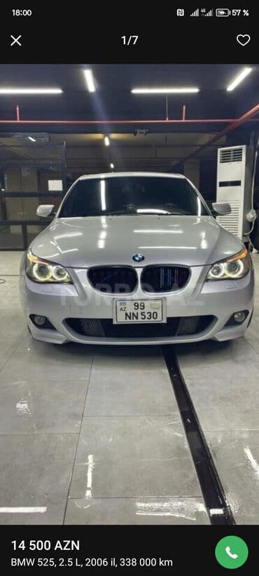BMW 525: 2.5 l | 2006 il Sedan lalafo.az -da BMW 525: 2.5 l | 2006 il Sedan
